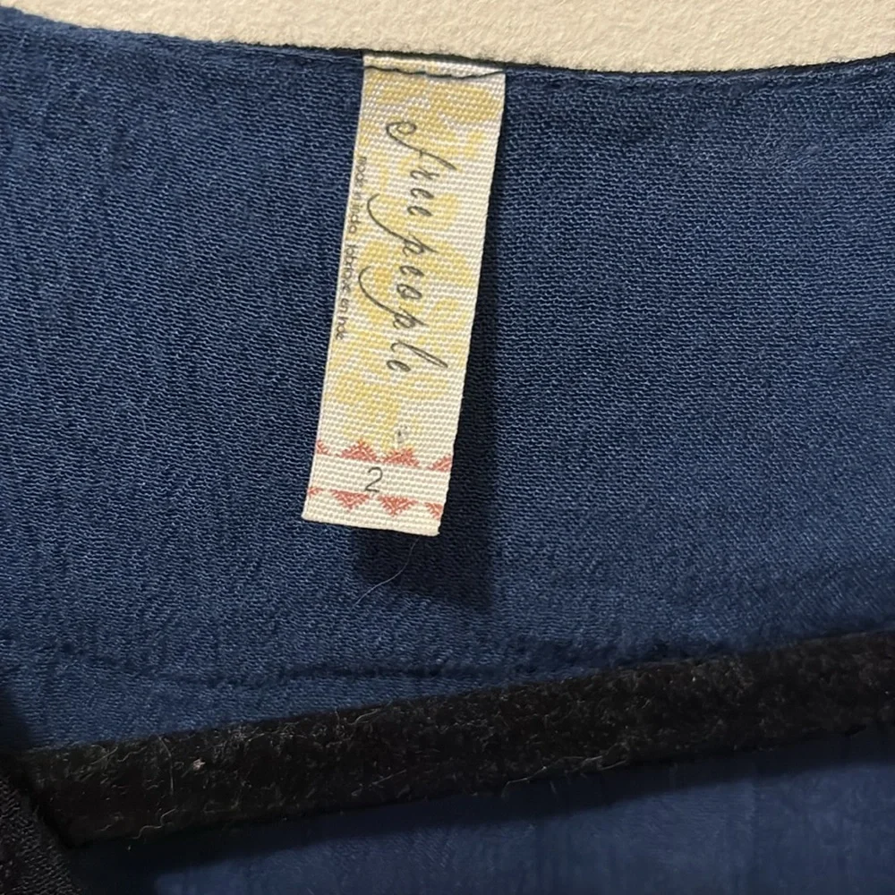 Free People‎ embroidery gauze style maxi dress sz 2